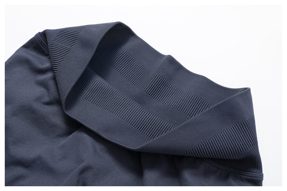 Inner Waistband Detail of High Stretch Yoga Pants - No Slip Grip Technology