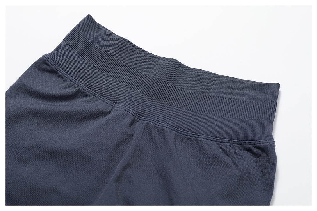 Wide Contour Waistband Detail - No Pinch Design for Yoga Shorts