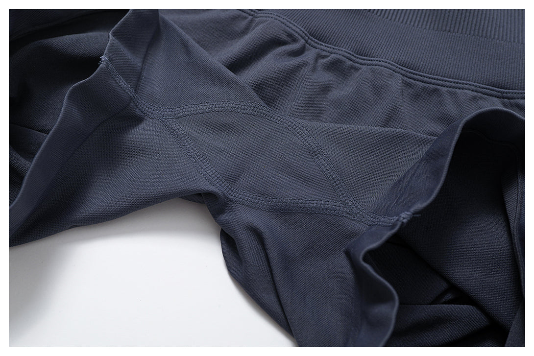 Diamond Gusset Construction - Enhanced Mobility for Yoga Shorts