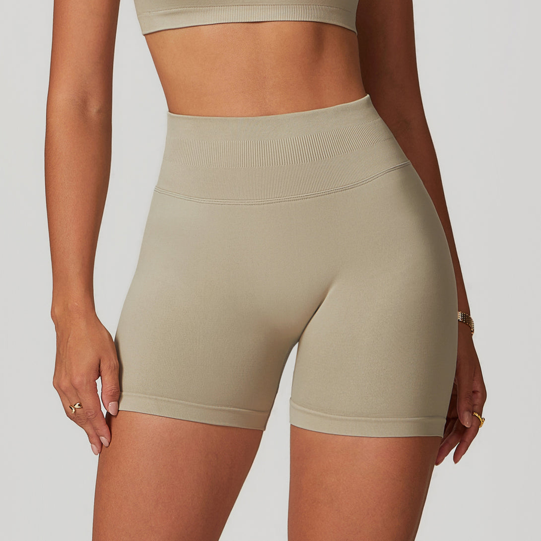 Terracotta Yoga Shorts - UPF 50+ Sun Protection