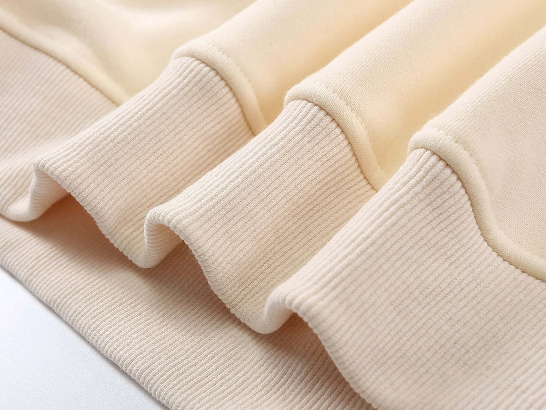 Hem stitching and reinforcement detail