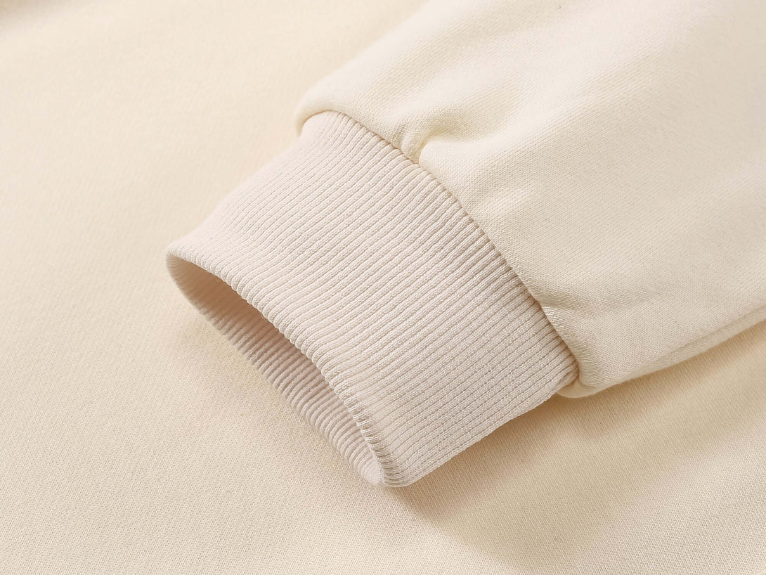 Ribbed cuffs for stretch retention
