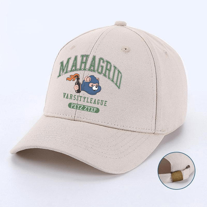 Beige kids sun hat pattern - 100% cotton baseball cap OEM ODM