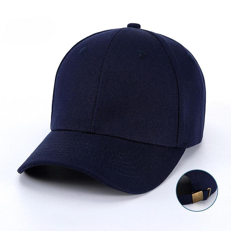 Navy kids baseball cap custom - Cotton sun hat adjustable OEM