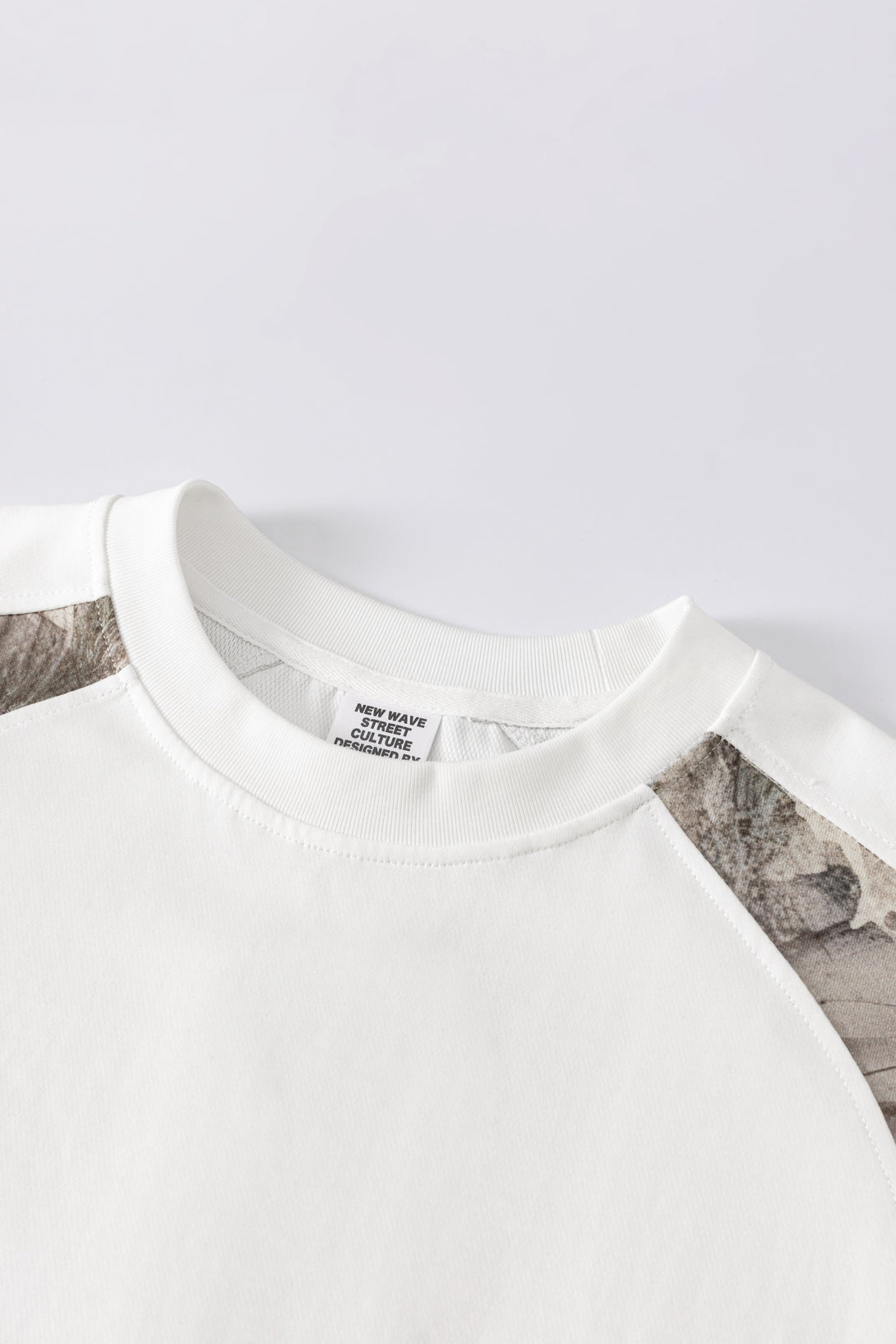 1x1 ribbed front collar detail on Men's Sublimation Printing T-Shirt