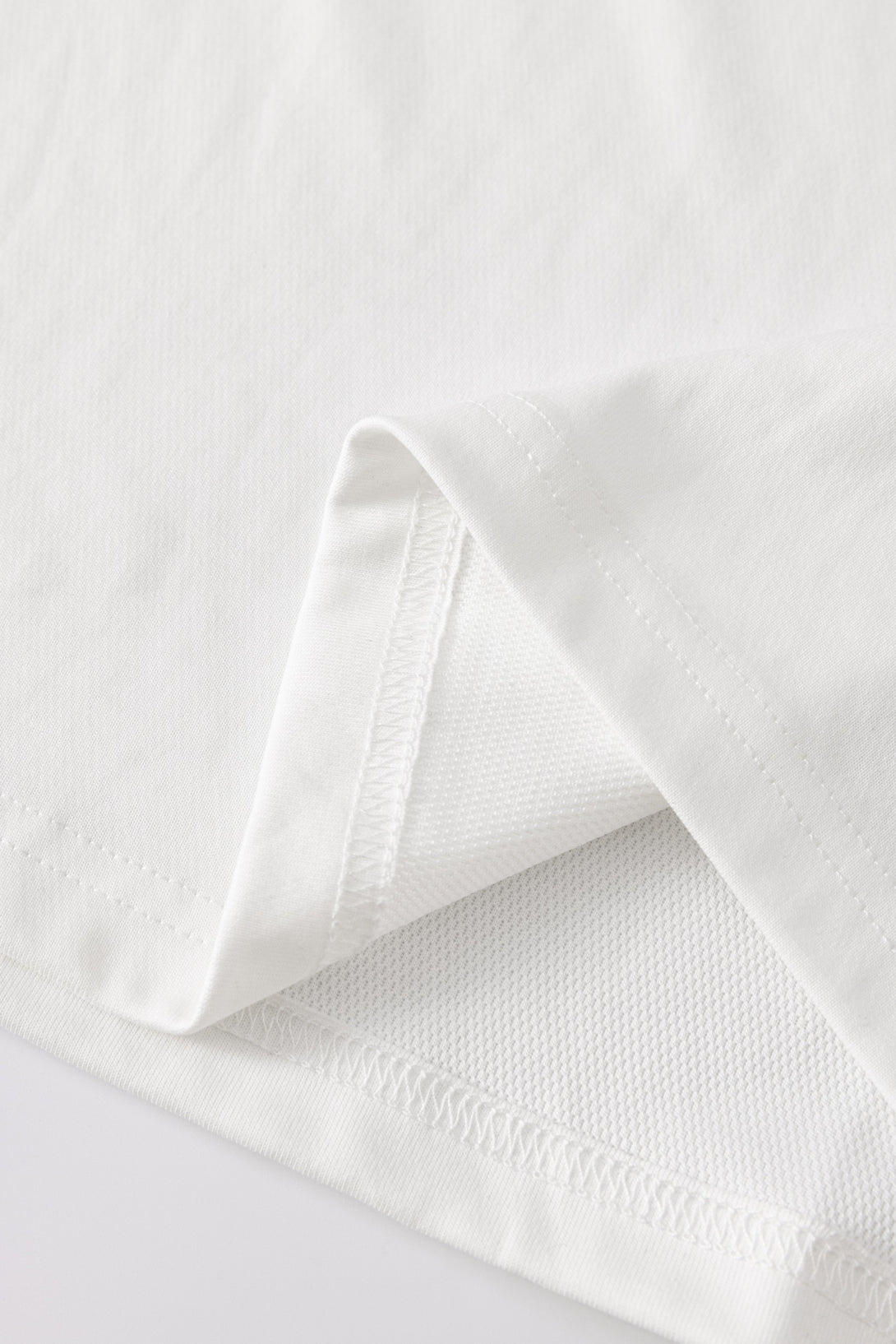 Inner hem stitching quality on Men's Sublimation Printing performance tee