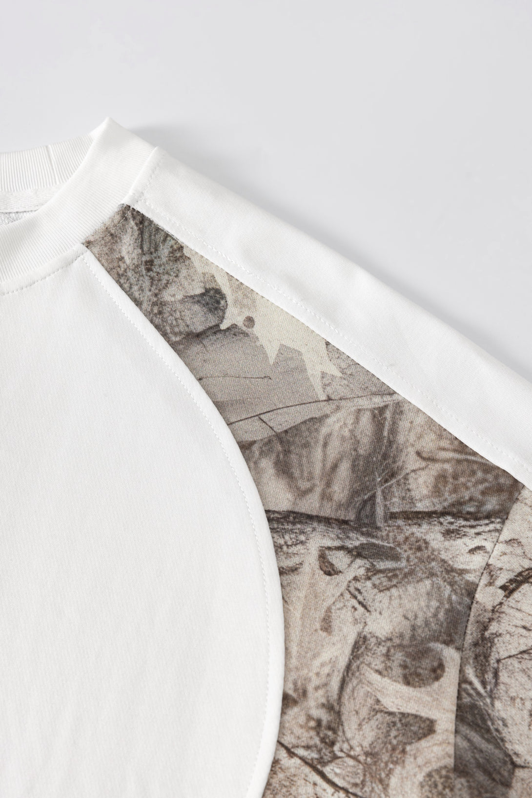 Shoulder panel transition with vibrant Sublimation Printing camo pattern