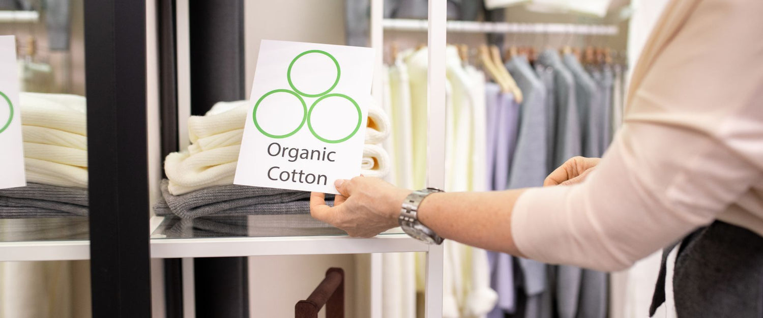 Organic cotton apparel manufactured for brands, including T-shirts and basic garments for wholesale and custom production