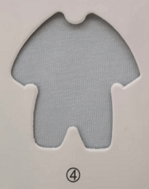 Sky blue 180g jersey knit fabric (04) - Organic cotton GOTS swatch bulk