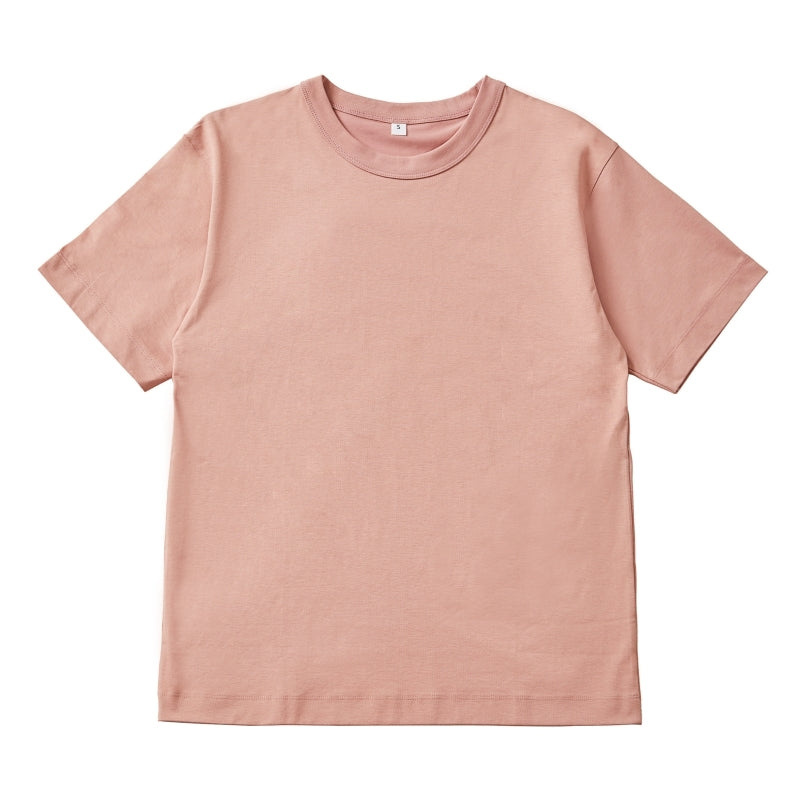 Pink sustainable t-shirt front - quick drying apparel