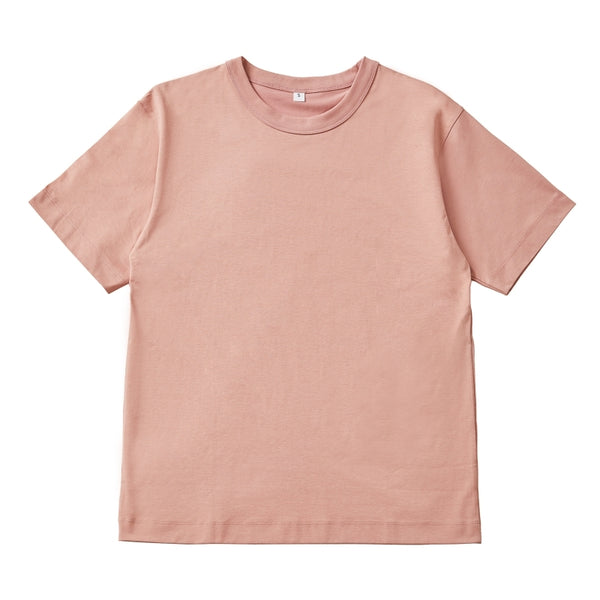 Pink sustainable t-shirt front - quick drying apparel
