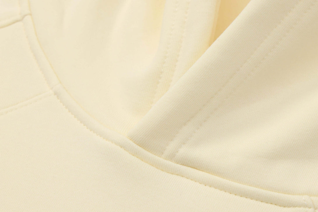 Cotton tape reinforced neckline durability