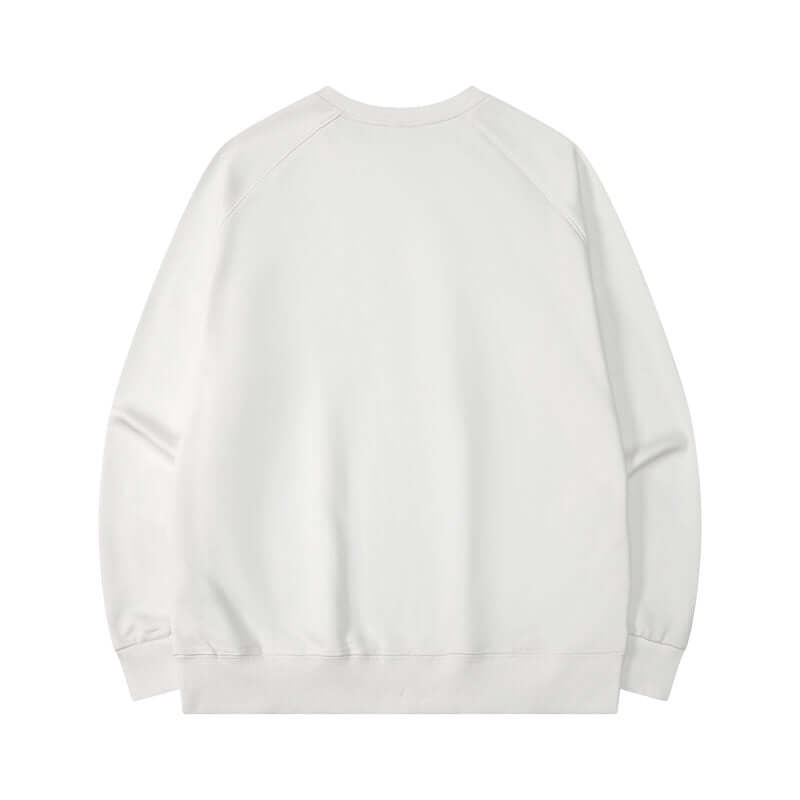 Off-white Sorona®-cotton blend sweatshirt back for AU/EU/US markets