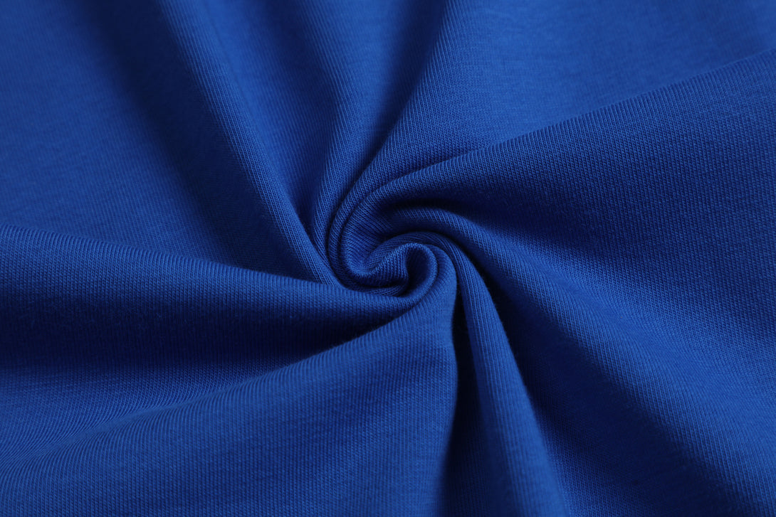 Close-up texture of 280g cotton-Sorona fabric