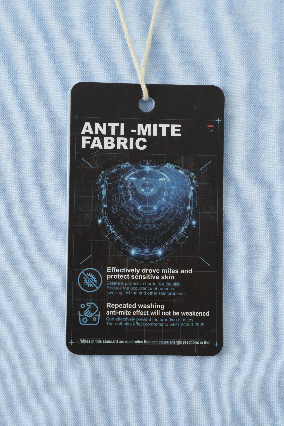 Sorona-cotton blend hang tag - certified performance material for wholesale