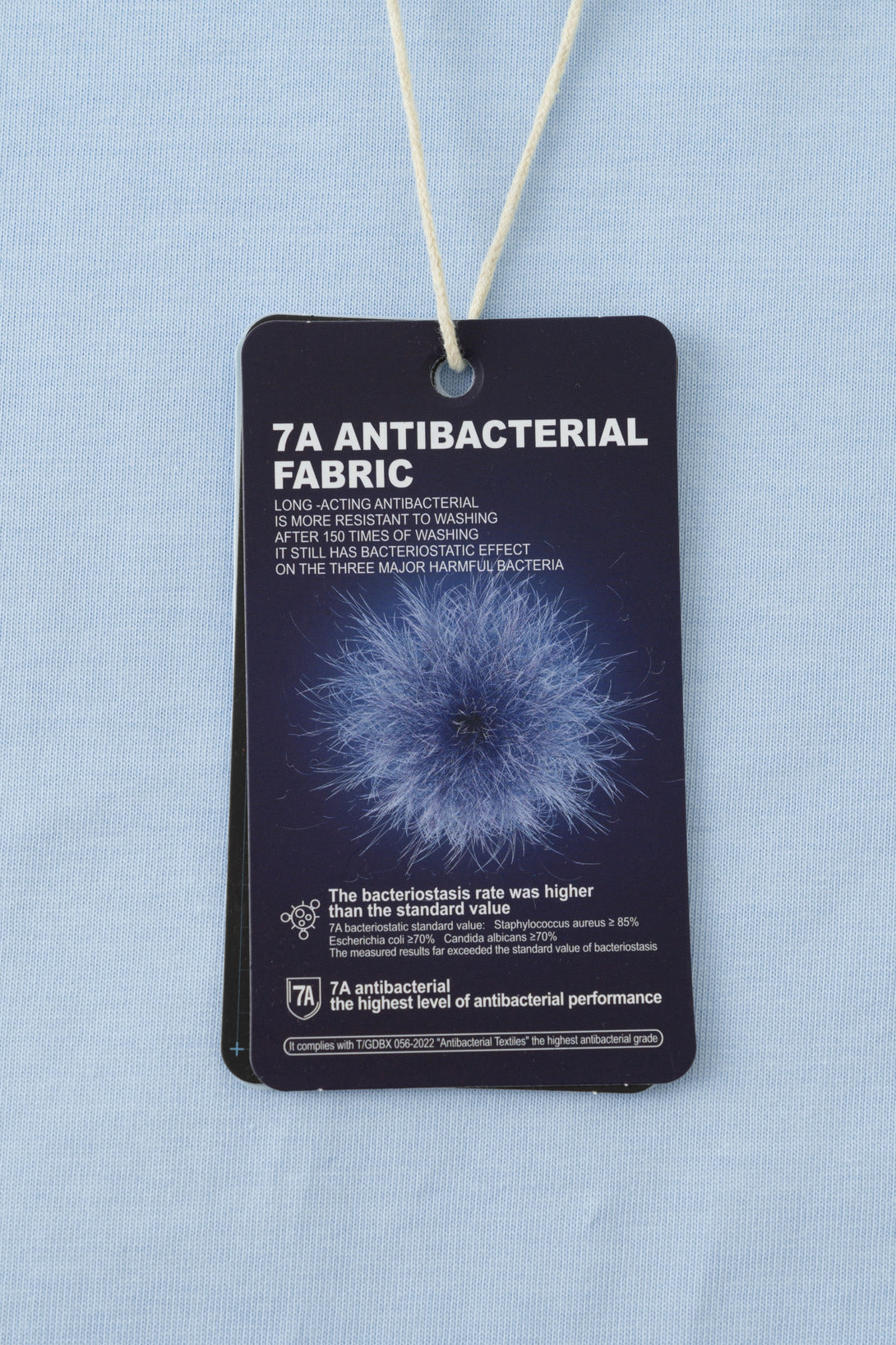 Care instructions tag - maintenance for athletic cotton t-shirts