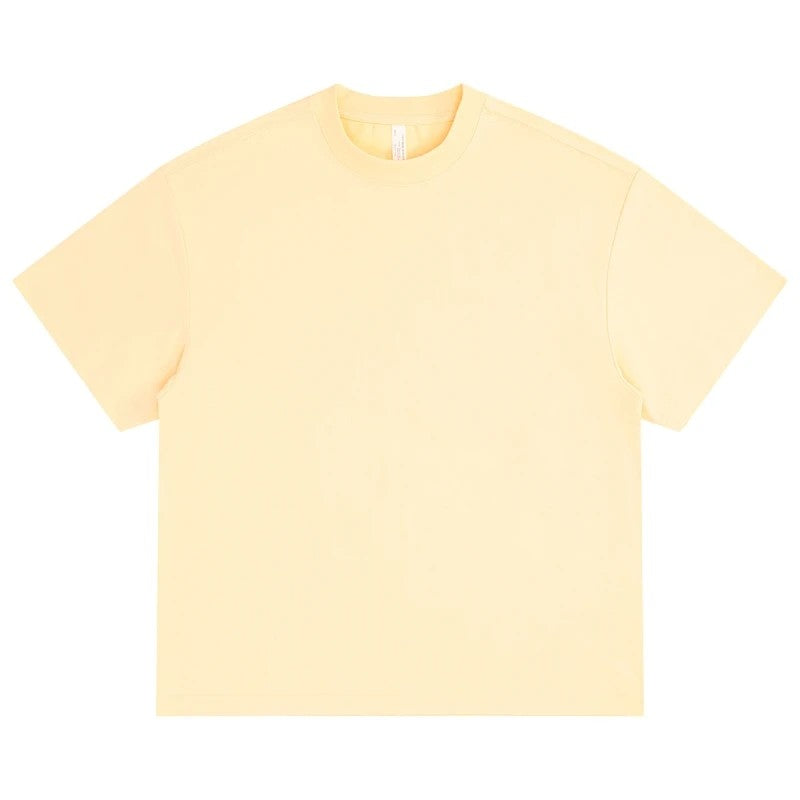 Spring Garden Yellow Sorona cotton tee - wholesale apparel