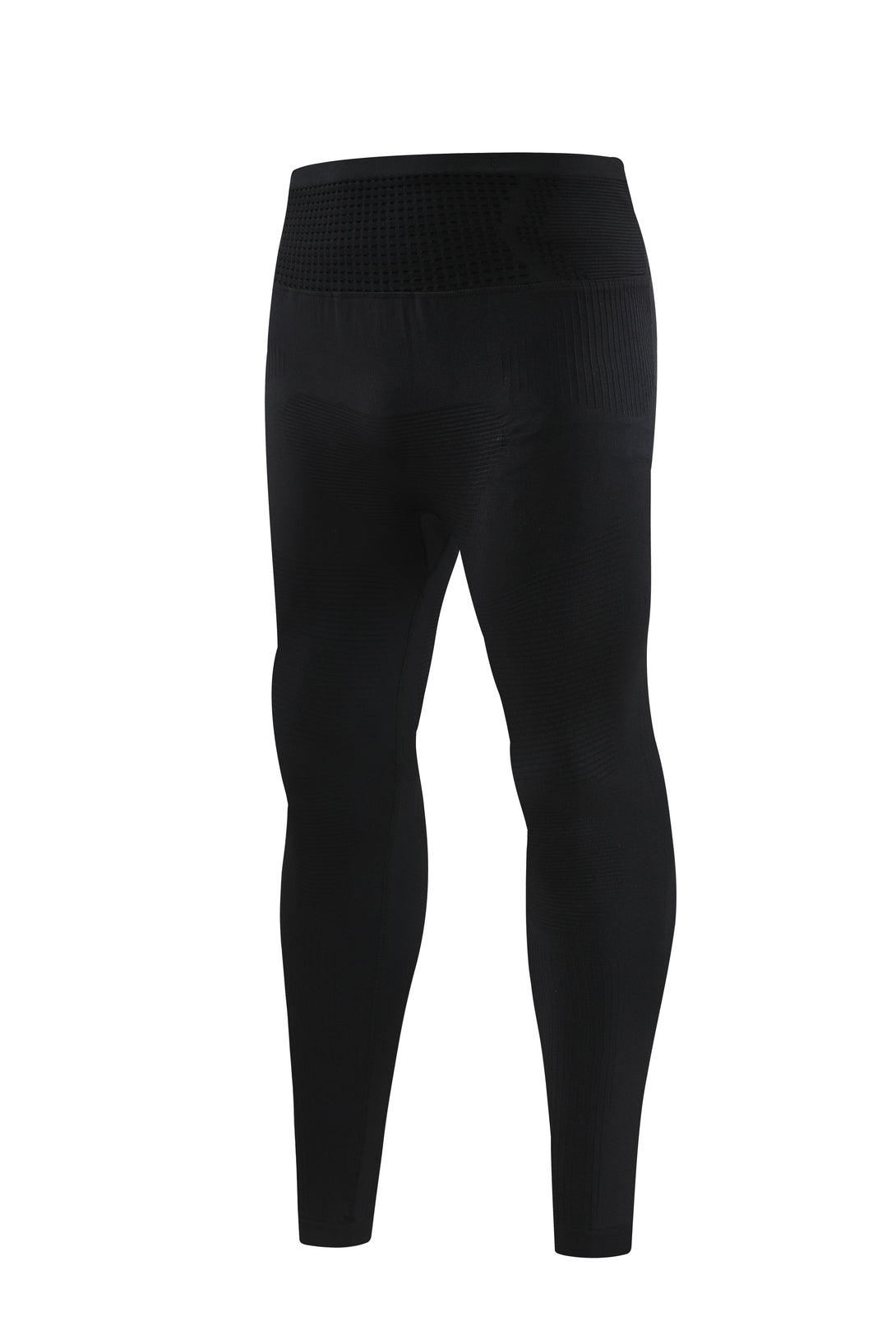 Right side view of black compression sportswear