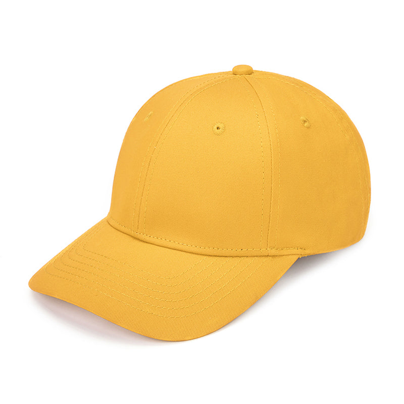 Ginger color unisex baseball cap front - adjustable cotton promotional