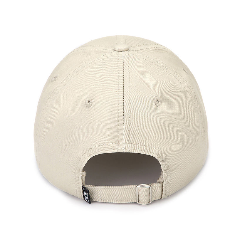Khaki cap adjustable back closure - customizable corporate caps