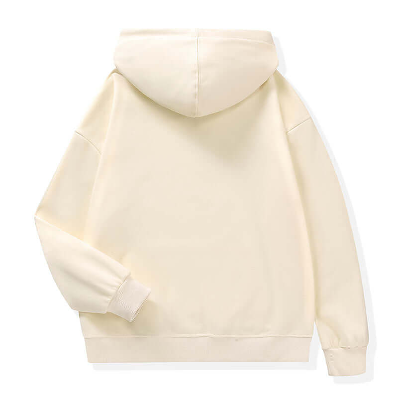 Apricot Casual Hoodie back drape