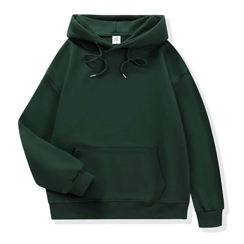 Dark Green Unisex Hoodie front streetwear style