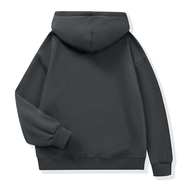 Grey Heavyweight Sweatshirt back reinforced stitching