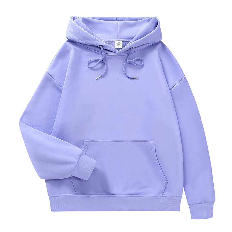 Light Purple Unisex Hoodie front for wholesale