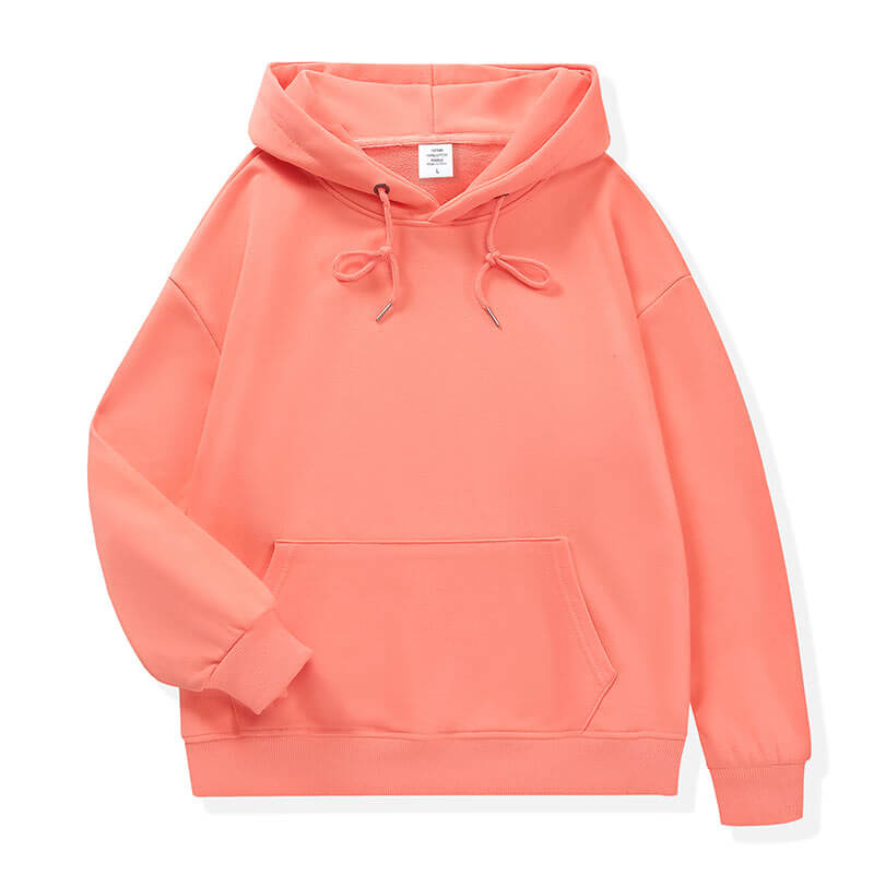 Orange Unisex Hooded Sweatshirt front design