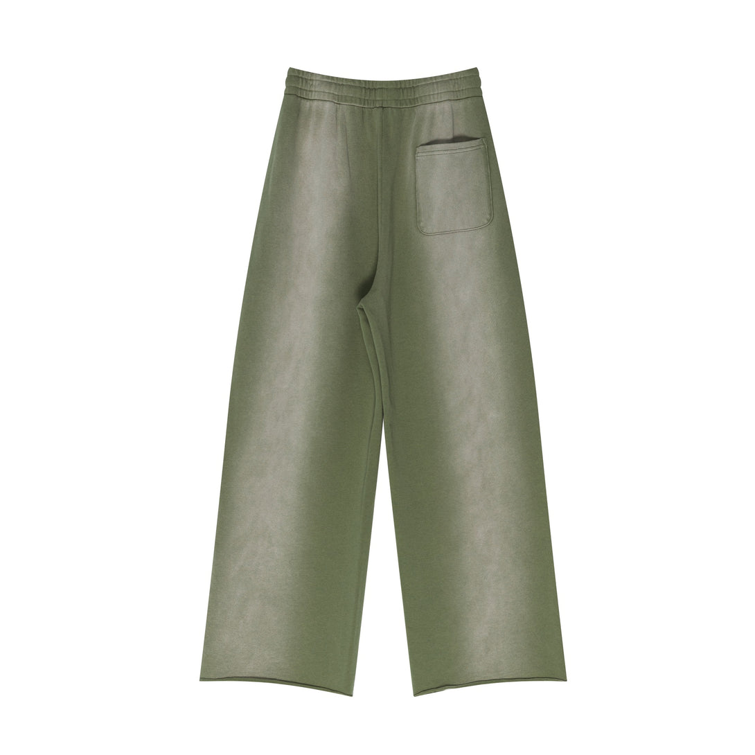 Army Green Military-Style Fitness Pants Back | Flexible Motion Technology | Team Uniform Supplier